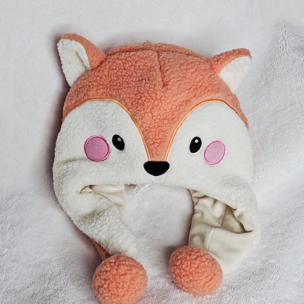 Kids Adorable Fox Plush Hat